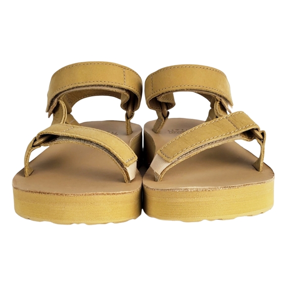 Teva midform universal leather strappy sandals desert sand - Picture 9 of 14